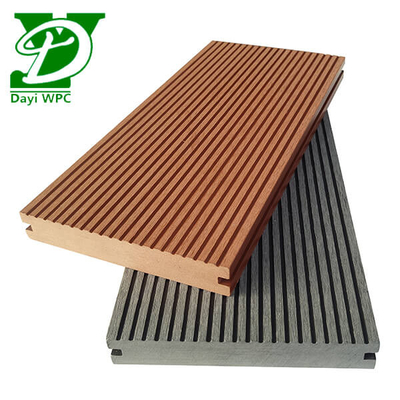 Decking de madera de grano compuesto resistente al agua moderno