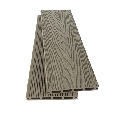 Decking compuesto de núcleo hueco de primera calidad Decking compuesto de madera en relieve