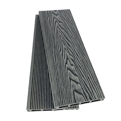 Decking compuesto de núcleo hueco de primera calidad Decking compuesto de madera en relieve