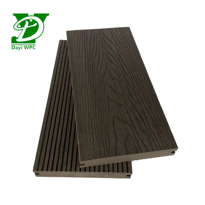 Moderno estilo europeo de madera sólida de plástico de cubierta compuesta 140x23mm