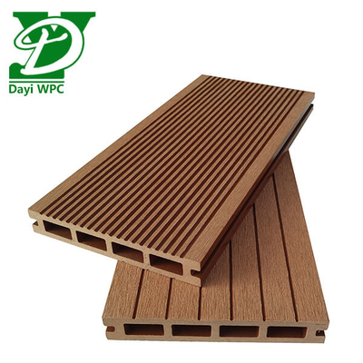 Tamaño 140x23mm Decking exterior de WPC estilo de diseño moderno resistente al desgaste
