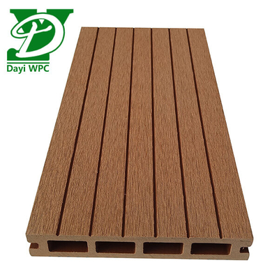 Tamaño 140x23mm Decking exterior de WPC estilo de diseño moderno resistente al desgaste
