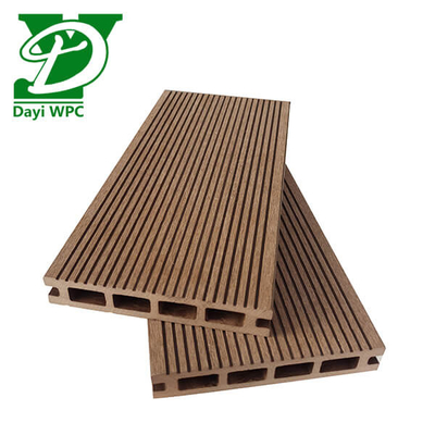 Piso de cubierta exterior WPC antiagua hueco para piscinas por encima de 18 mm
