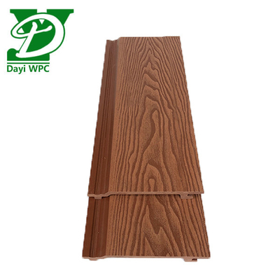 Plastico de madera compuesto WPC revestimiento exterior de la casa decorativa a prueba de clima