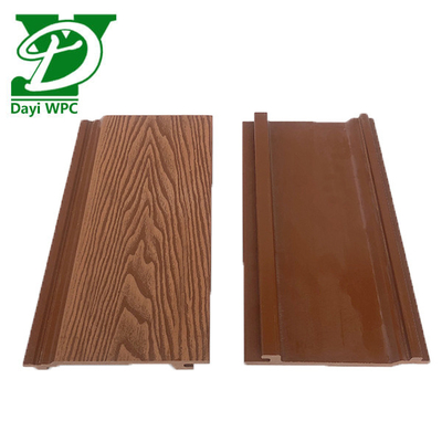 Plastico de madera compuesto WPC revestimiento exterior de la casa decorativa a prueba de clima