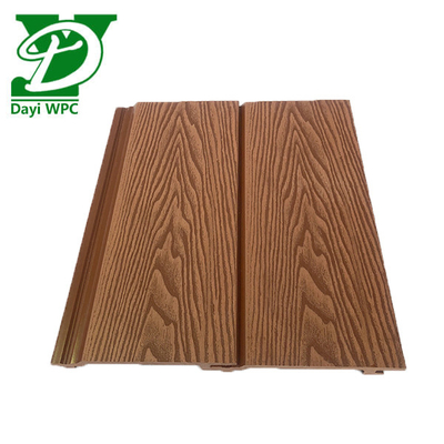 Plastico de madera compuesto WPC revestimiento exterior de la casa decorativa a prueba de clima