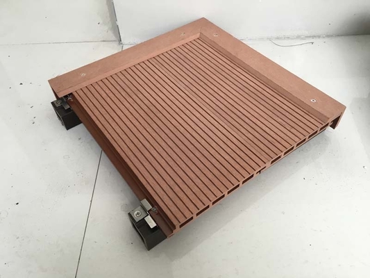 Revestimiento de paredes exteriores de madera plástica compuesta 150 * 16 mm para hotel