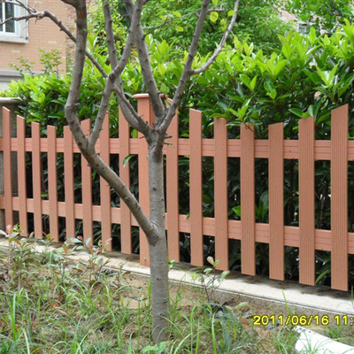 Cercas de WPC compuestas para exteriores Color de diseño personalizado para jardín / patio