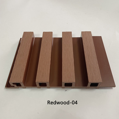 Panel de pared de madera natural de grano de alta calidad WPC de interior resistente al desgaste