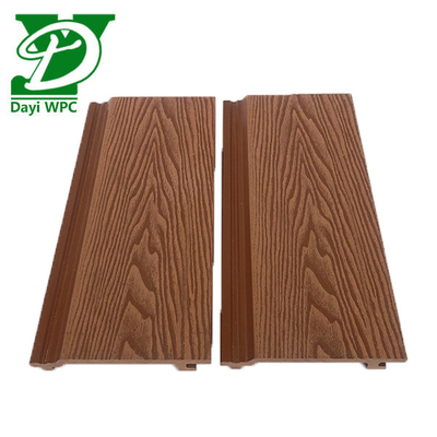 156*21mm Wpc Panel de pared exterior Amistoso con el medio ambiente Anti-moldeo