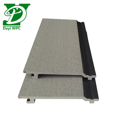 Diseño moderno WPC revestimiento de pared exterior para edificios de oficinas impermeable