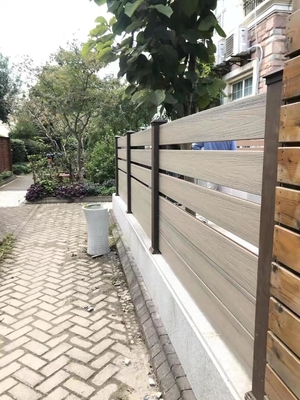 Personalización Jardín WPC Valla Europa Estilo Vallas compuestas recicladas