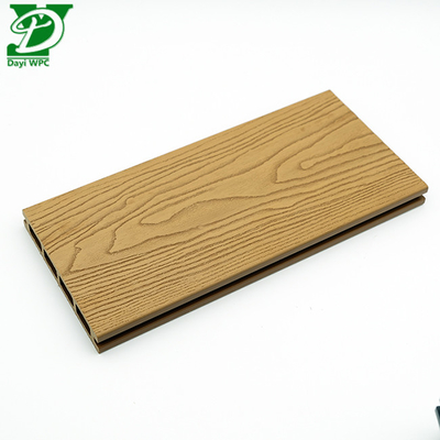 Decking de madera plástico compuesto / Wpc ecológico hecho de materiales reciclados