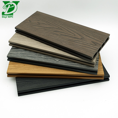 Decking de madera plástico compuesto / Wpc ecológico hecho de materiales reciclados