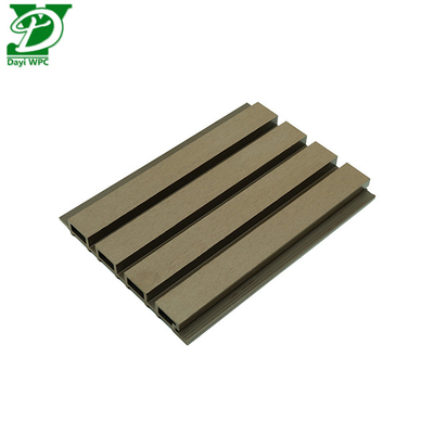 Panel de pared externa de superficie de canal WPC anti-ultravioleta, resistente y duradero