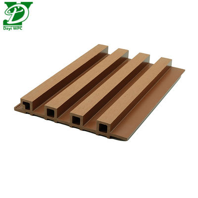 Panel de pared externo de WPC de bajo mantenimiento, resistente al agua y a la humedad, ecológico y moderno