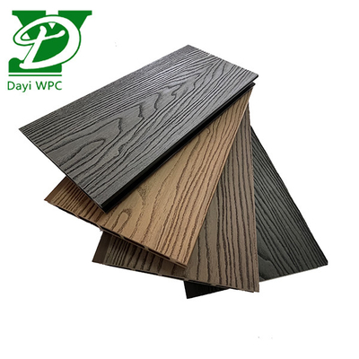 Valla WPC con relieve profundo y resistente a la decoloración por rayos UV para una protección duradera en exteriores
