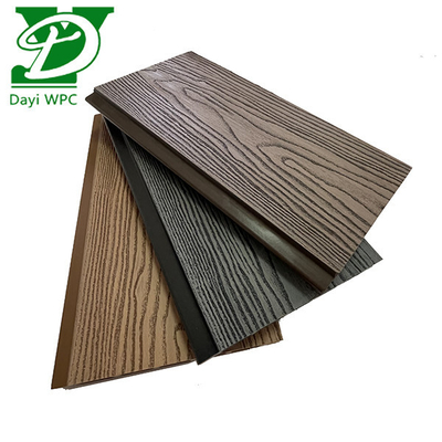 Valla WPC con relieve profundo y resistente a la decoloración por rayos UV para una protección duradera en exteriores