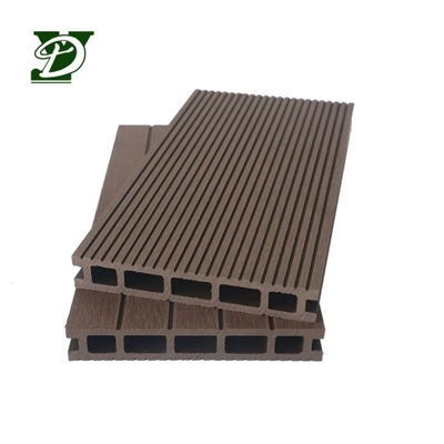 Decking exterior hueco de doble cara de WPC para senderos de jardín