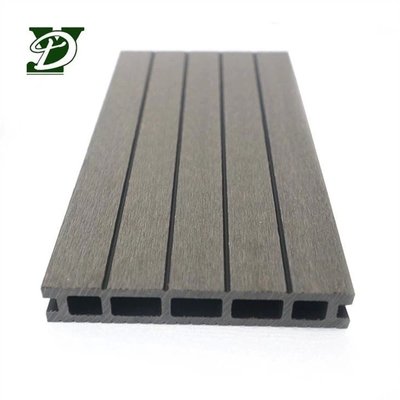 Decking exterior hueco de doble cara de WPC para senderos de jardín
