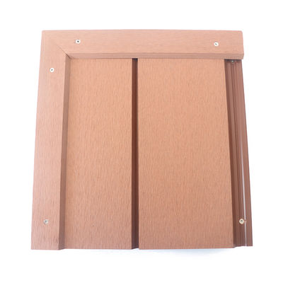 Revestimiento WPC de alta durabilidad para revestimiento de paredes exteriores modernas, estilo de diseño mostrado