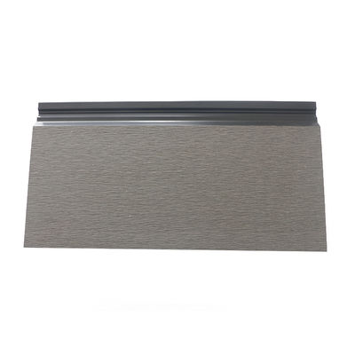 Diseño moderno sin pintura WPC revestimiento de pared exterior impermeable