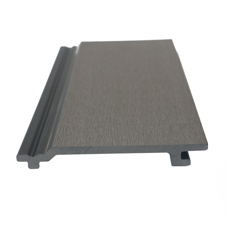 Revestimiento WPC de alta durabilidad para revestimiento de paredes exteriores modernas, estilo de diseño mostrado