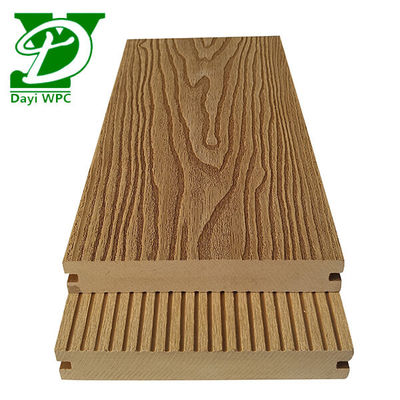 Material de cubierta impermeable de 140x23 mm de madera plástico de cubierta compuesta Capacidad duradera